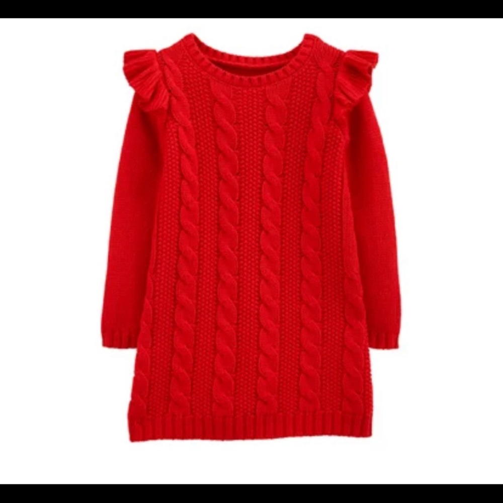 nwt! carters cable knit dress